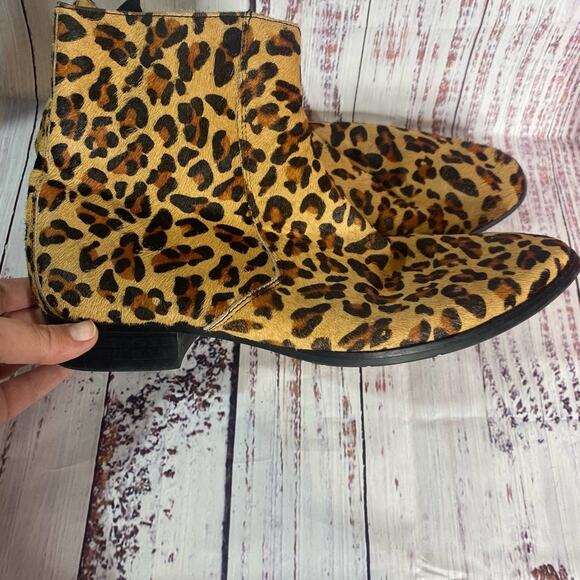 Steve Madden Cheetah Ankle Booties - Picture 4 of 7